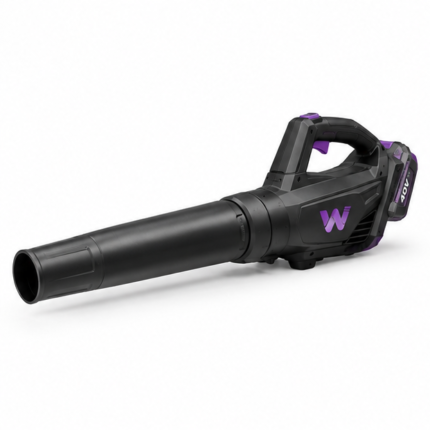Woossox 40V Max Cordless Brushless Leaf Blower – 530 CFM, 150 MPH Axial Fan, Variable Speed with Turbo Boost, 4.0Ah Battery & Rapid Charger Included
