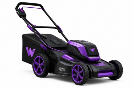Woossox 40V Lithium-Ion Cordless Push Lawn Mower – 20 Inch Deck, Brushless Motor, 3-in-1 Mulch/Bag/Side Discharge, 6 Cutting Heights, 4.0Ah Battery & Charger