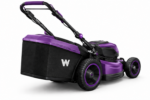Woossox 60V Brushless Cordless Lawn Mower – 21 Inch Deck, 3-in-1 Mulch/Bag/Side Discharge, Single-Lever 7-Position Height Adjust, 5.0Ah Battery & Rapid Charger, Purple - Image 3