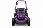 Woossox 60V Brushless Cordless Lawn Mower – 21 Inch Deck, 3-in-1 Mulch/Bag/Side Discharge, Single-Lever 7-Position Height Adjust, 5.0Ah Battery & Rapid Charger, Purple - Image 4