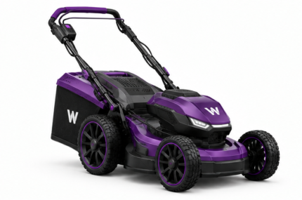 Woossox 82V Brushless Cordless Self-Propelled Lawn Mower with LED Headlights – 22 Inch Deck, 3-in-1, Variable Speed, 7 Cutting Heights, 6.0Ah Battery & Rapid Charger